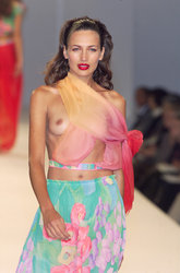 Nieves Alvarez Oops Topless Nude Nip Slip Sexy Hot Fashion Tits